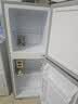 爱妻（AICHEN）小冰箱迷你小型家用冷藏冷冻两用宿舍出租房用双门办公室电冰箱节能省电 【一级能效】122L银色【三天约一度电】 实拍图