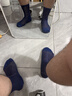 耐克NIKE袜子男女同款 速干透气运动袜 中筒袜一双装DD2795-011黑M 实拍图