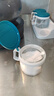 茶花三组圆形玻璃调味瓶调料盒架 盐罐大号盐盒300ML*3颜色随机小料盒 实拍图