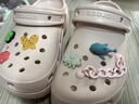 卡骆驰（CROCS）白鹿同款经典云朵洞洞鞋时尚百搭女鞋花园鞋|206750 石英粉-6UR(含智必星) 36 /37(230mm) 实拍图
