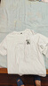 名创优品（MINISO）短袖t恤男士夏季新款重磅纯棉上衣服休闲宽松半袖体恤 白 2XL 实拍图