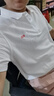 JOY&DOGA“35711”梦想系列文化衫 夏季T恤短袖翻领 白色POLO XL 实拍图