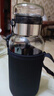【送杯套】大容量加厚玻璃杯子便携杯茶水分离带杯套泡茶水杯 透明 1000ml吨吨桶 1只装 实拍图