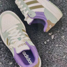 adidas ENTRAP美式校园风运动少年感复古篮球风板鞋男女阿迪达斯 汉玉白/岩层橄榄绿/银灰绿   41 实拍图