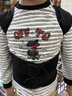 背背佳儿童男女青少年学生U9矫姿带开肩坐姿支撑矫正背部防驼背专用S 实拍图