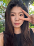 可啦啦美瞳半年抛美芝芝自然甜美彩色隐形眼镜1片装浓浓厚巧375度 实拍图