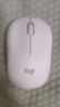 罗技（Logitech）M221 轻音鼠标 无线鼠标 办公鼠标 对称鼠标 带无线微型接收器 米白色 实拍图
