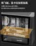 长城（Great Wall）冰霜X3黑色电脑机箱（MATX/360水冷位/磁吸翻门/细网孔金属面板/U3/9风扇位/五槽PCI/兼容5080） 实拍图