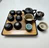 京东京造茶具整套 套装功夫茶盘茶台茶壶【黑陶小雅】 12件套家用茶具 实拍图