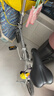 大行（DAHON） 412折叠自行车14英寸单速超轻迷你铝合金学生成人单车BYA412 银色 实拍图