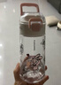 FGA富光儿童水杯手提学生直饮杯tritan弹盖春夏男女杯子蓬蓬兔470ml 实拍图