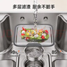 九牧优选日式厨房水槽大单槽洗菜盆一体盆304升级316不锈钢台中下集渣碗池 68*46日式集渣水槽-圆抽拉全配置 水槽套餐 实拍图