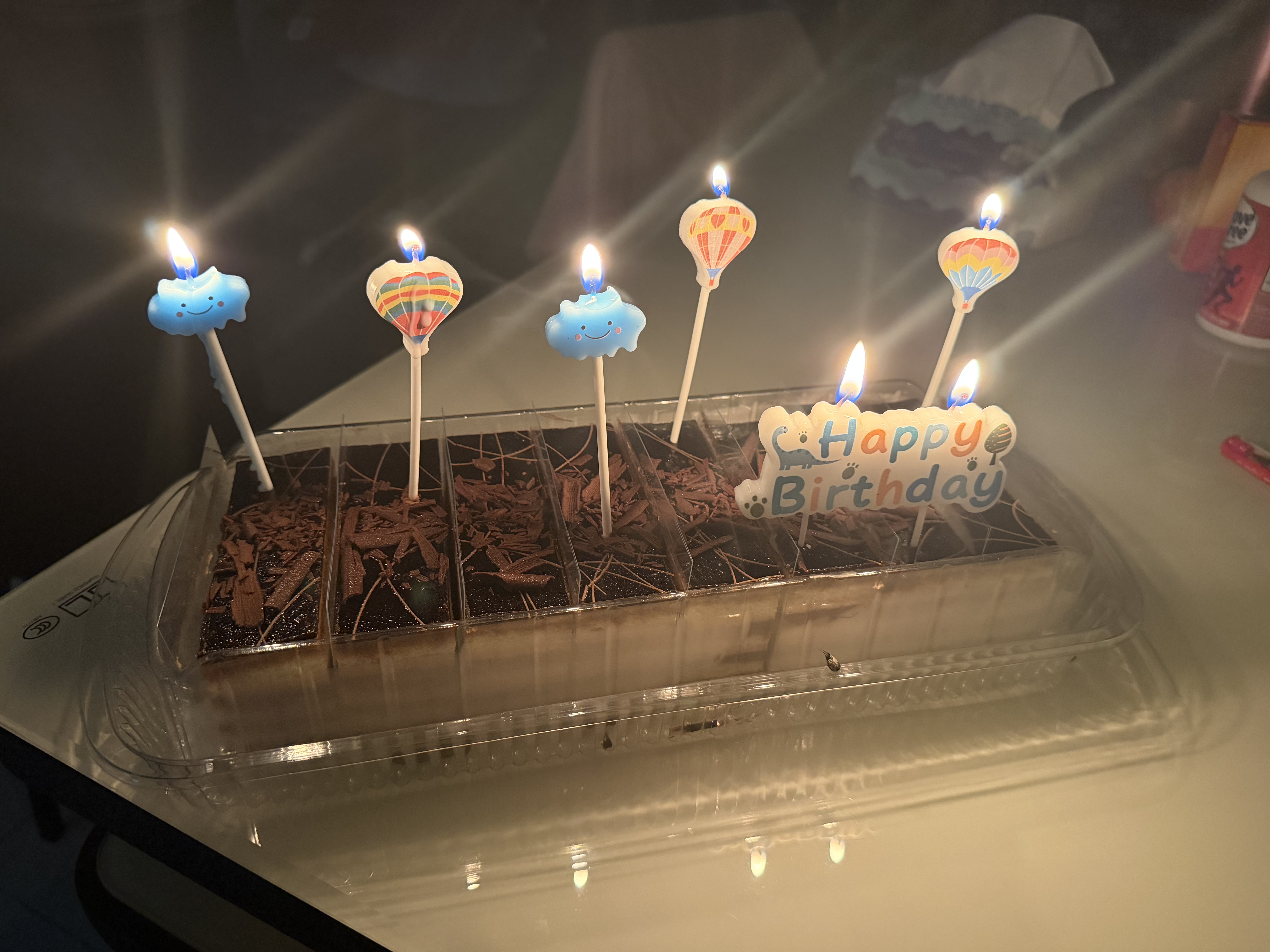 演绎 生日蜡烛生日派对蛋糕装饰场景布置儿童卡通创意彩色插牌套装 实拍图