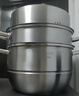 美厨（MAXCOOK）蒸锅 304不锈钢28cm三层蒸锅 加厚复底汤锅 燃气电磁炉通用MCZ835 实拍图