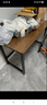 卓博电脑桌台式书桌学习桌写字桌办公桌电竞桌长条桌子BZ08胡桃色1.4m 实拍图