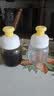 拜杰按压控油瓶定量食品级玻璃油壶家用厨房不挂油防漏醋壶香油酱油瓶 实拍图