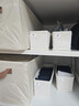百草园牛津布艺收纳箱衣服棉被整理箱衣柜储物箱盒百纳箱66L米白1个装 实拍图