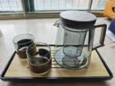 忆壶茶玻璃茶壶茶水分离茶杯玻璃泡茶壶办公室泡茶杯玻璃茶具功夫茶壶 800ML黑壶+2只防烫杯+茶盘 实拍图