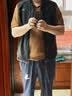 迪卡侬男士秋冬马甲MH120户外保暖摇粒绒拉链背心黑色XL 1406397 实拍图