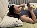 奥克斯颈椎按摩器肩颈腰背部按摩仪按摩枕头按摩靠垫全身揉捏热敷生日父亲节礼物实用送爸爸妈妈送男女友 【豪华版】加大+磁石+艾草热敷+正反揉捏+3档力度 实拍图