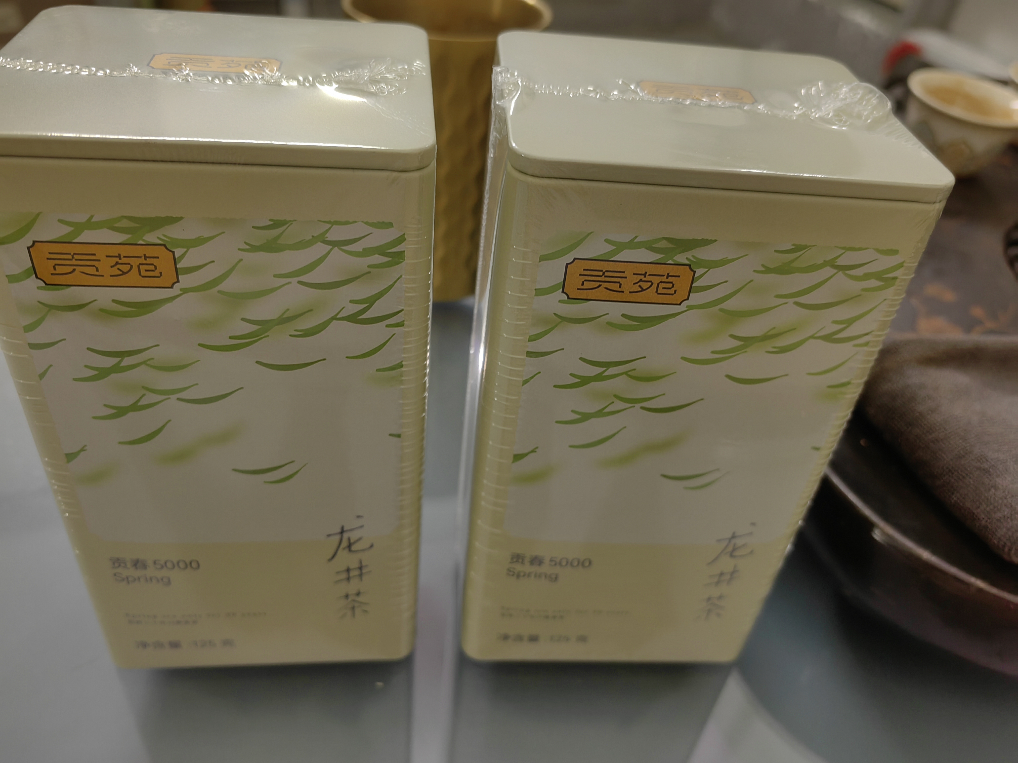 贡苑绿茶2026新茶 正宗龙井茶250g 浙江明前春茶嫩芽茶叶自己喝送礼袋 实拍图