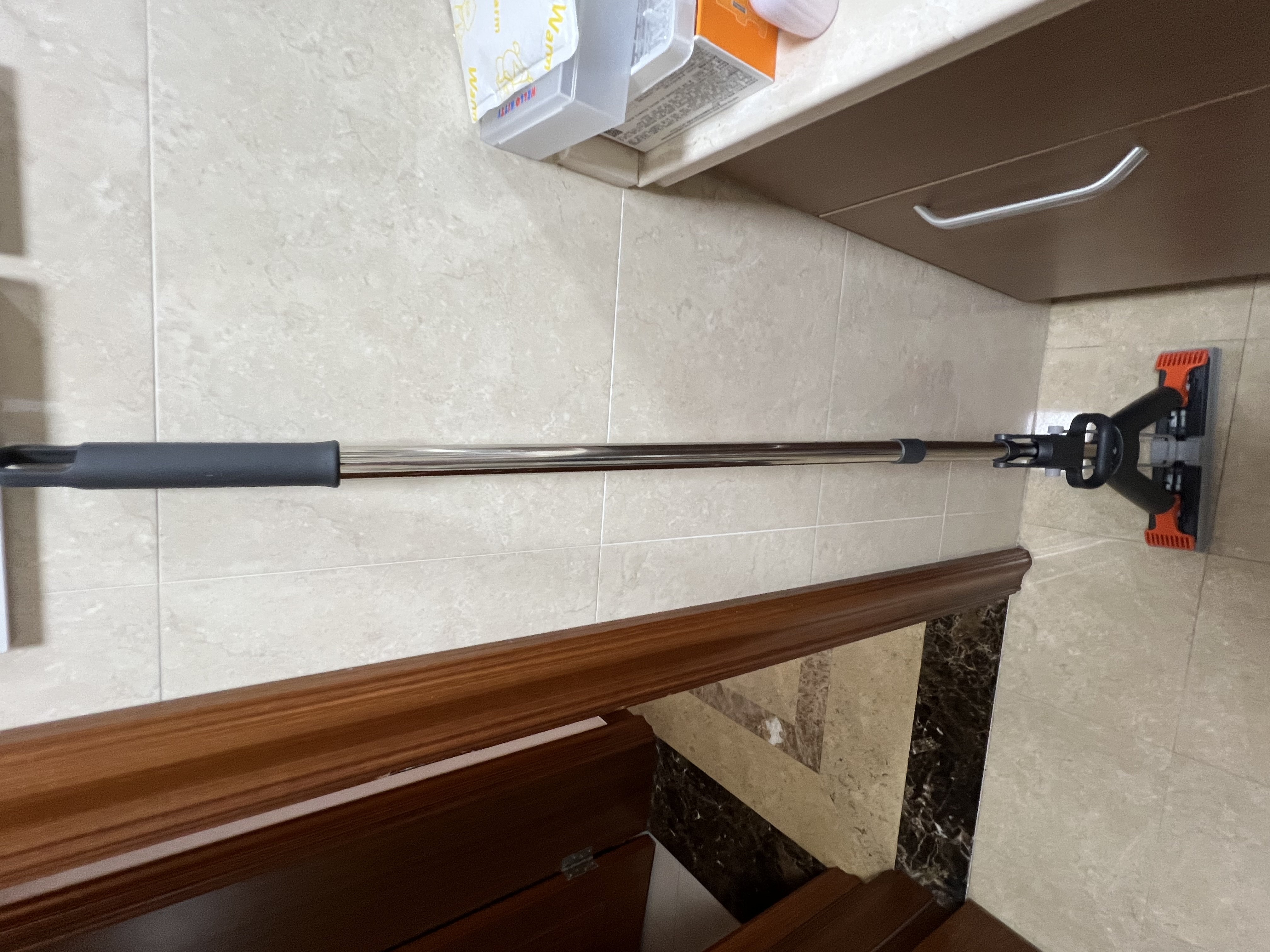 佳帮手胶棉拖把28cm*1棉头双重对折挤水胶棉家用一拖净免手洗2026款 实拍图
