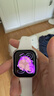 Apple/苹果 Watch S11 智能手表GPS款42毫米玫瑰金色铝金属表壳淡桃粉色运动型表带S/M MEUN4CH/B 实拍图