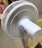 美的（Midea）【飓风节能】七叶柔风立式电风扇/家用轻音落地扇/台式小型风扇/大风力遥控定时摇头风扇 SAH35BSJ 实拍图