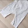 全棉时代儿童袜子7A抗菌婴幼儿宝宝纯棉透气中筒袜 咖蓝白 10-12cm 实拍图