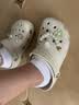 卡骆驰（CROCS）檀健次同款经典洞洞鞋轻便百搭女沙滩鞋包头拖鞋男鞋|10001 骨白色-2Y2(含智必星) 36 /37(220mm) 实拍图