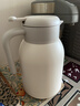 膳魔师（THERMOS）保温壶玻璃内胆家用大容量便携宿舍暖水壶热水瓶TEHA/TEHD TEHD-米白色【热卖推荐】 1.48L 实拍图