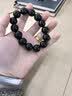 峨眉山乌金黑曜石手串男补水事业女情侣玛瑙手链七夕节礼物 实拍图