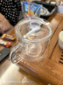大益TAETEA茶叶普洱茶双层滤水玻璃茶杯 耐冷耐热茶水分离 实拍图