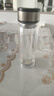 【京东物流配送】高硼硅双层玻璃杯大容量泡茶杯水杯子茶水分离杯 【双层加厚】茶杯350ml1只 实拍图