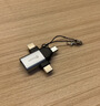 毕亚兹otg转接头 三合一苹果Type-C安卓手机外接u盘USB转换器 适用iphone17-14pro连接相机/键鼠/读卡器 实拍图