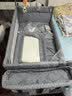 FORSUNNY婴儿床可移动0-3岁多功能拼接宝宝床可折叠新生儿摇摇床哄睡神器 免安装升降护栏婴儿床+尿布台+蚊帐 高配款 婴幼儿用品母婴必备活动晒图送椰棕床垫 实拍图