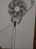 美的（Midea）【飓风节能】七叶柔风立式电风扇/家用轻音落地扇/台式小型风扇/大风力遥控定时摇头风扇 SAH35BSJ 实拍图