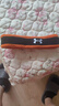 安德玛（Under Armour）运动发带男女 篮球装备瑜伽健身吸汗头带止汗带头戴导汗带 黑橙色 实拍图