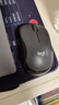 罗技（Logitech）M220 轻音鼠标 无线鼠标 办公鼠标 对称鼠标 带无线微型接收器 灰黑色 实拍图
