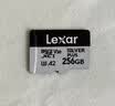 雷克沙（Lexar）256GB TF(MicroSD)存储卡 V30 4K 读205MB/s 大疆Pocket 4P官方推荐 影石Luna内存卡(SILVER PLUS) 实拍图