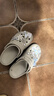 卡骆驰（CROCS）【预售】白鹿同款经典云朵洞洞鞋时尚百搭女鞋花园鞋|206750 骨白色-2Y2(含智必星)【预售】 38 (240mm) 实拍图