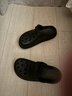 朴西浮云洞洞鞋女款夏季外穿2026新款透气软底凉鞋男女 礁石黑 44-45 实拍图
