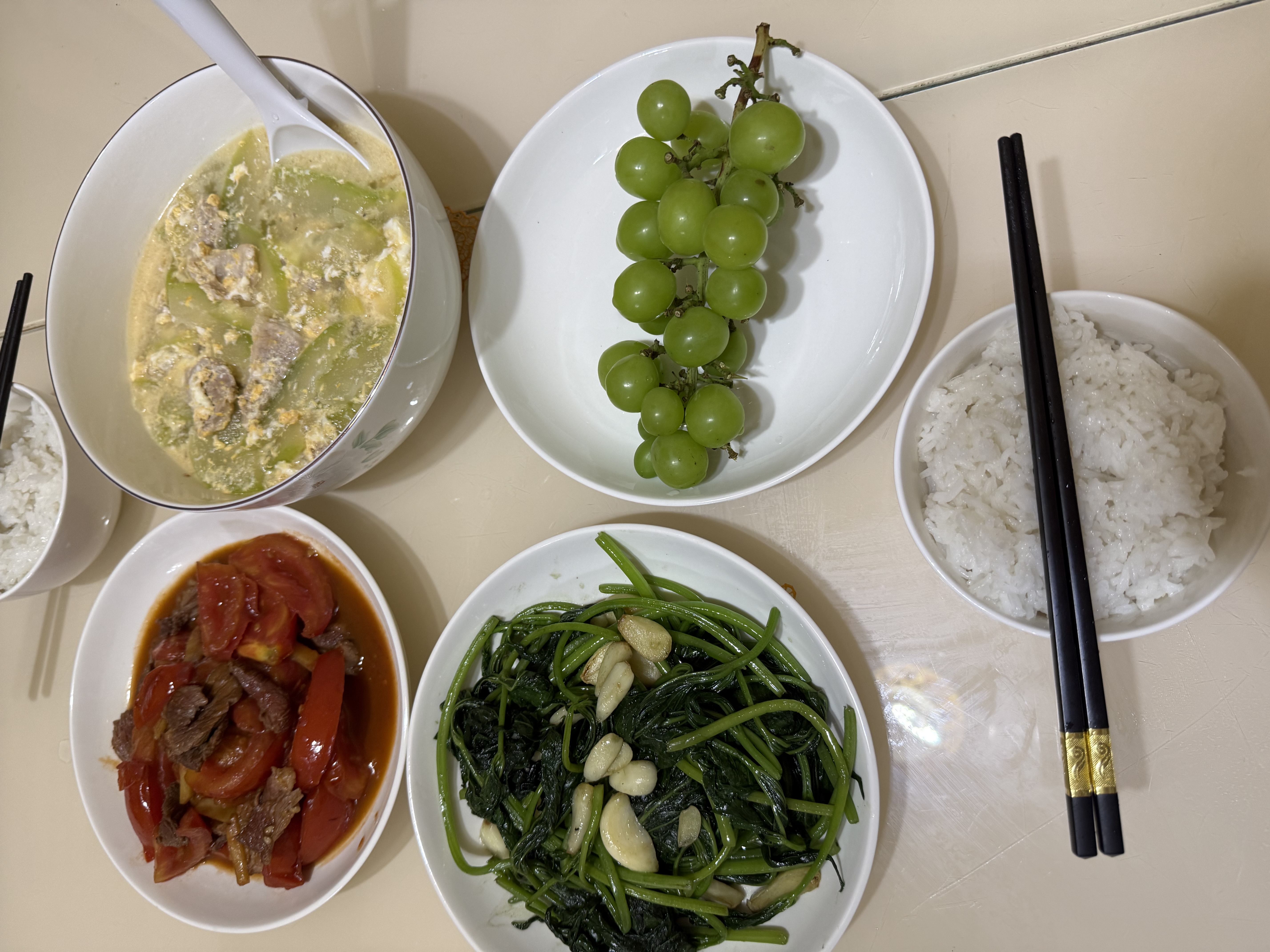友来福陶瓷餐具碗碟套装家用釉下彩碗盘套装纯白20头碗筷套装乔迁礼物 实拍图