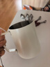 欧乐多（Olodo）德国 拉花杯304不锈钢拉花缸咖啡奶泡杯加厚带刻度尖嘴拉花壶奶缸 304拉花杯【奶白600ml】贈拉花针 实拍图