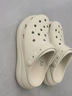 卡骆驰（CROCS）檀健次同款经典洞洞鞋轻便百搭女沙滩鞋包头拖鞋男鞋|10001 白色-100(含智必星) 36 /37(220mm) 实拍图