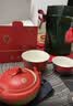 万仟堂旅行茶具高档陶瓷便携户外茶具泡茶套装一壶二杯高端礼盒唐宫茶宴 实拍图