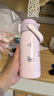 膳魔师库洛米儿童保温杯316L不锈钢吸管杯安全锁扣学生水杯460ml 紫 实拍图