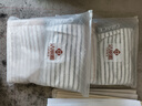 洁丽雅（Grace）毛巾家纺 经典条纹系列新疆棉洗脸强吸水面巾二条装 兰/棕运动 实拍图