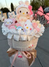 AWHAHelloKitty玩偶花束库洛米卡通毛绒玩偶花束生日礼物送女朋友 生日牌库洛米玩偶花束+礼袋灯串 实拍图