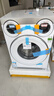 美的（Midea）【价保618】可爱多分区洗烘套装 11KG三筒滚筒洗衣机洗烘一体+10KG全变频热泵烘干机 MD11DDEX+HEX 实拍图